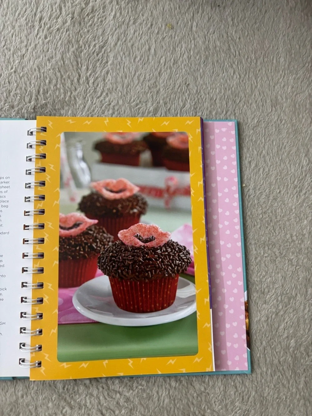 Baking with My Bestie Decorative Recipe/Notebook - Pink & Teal